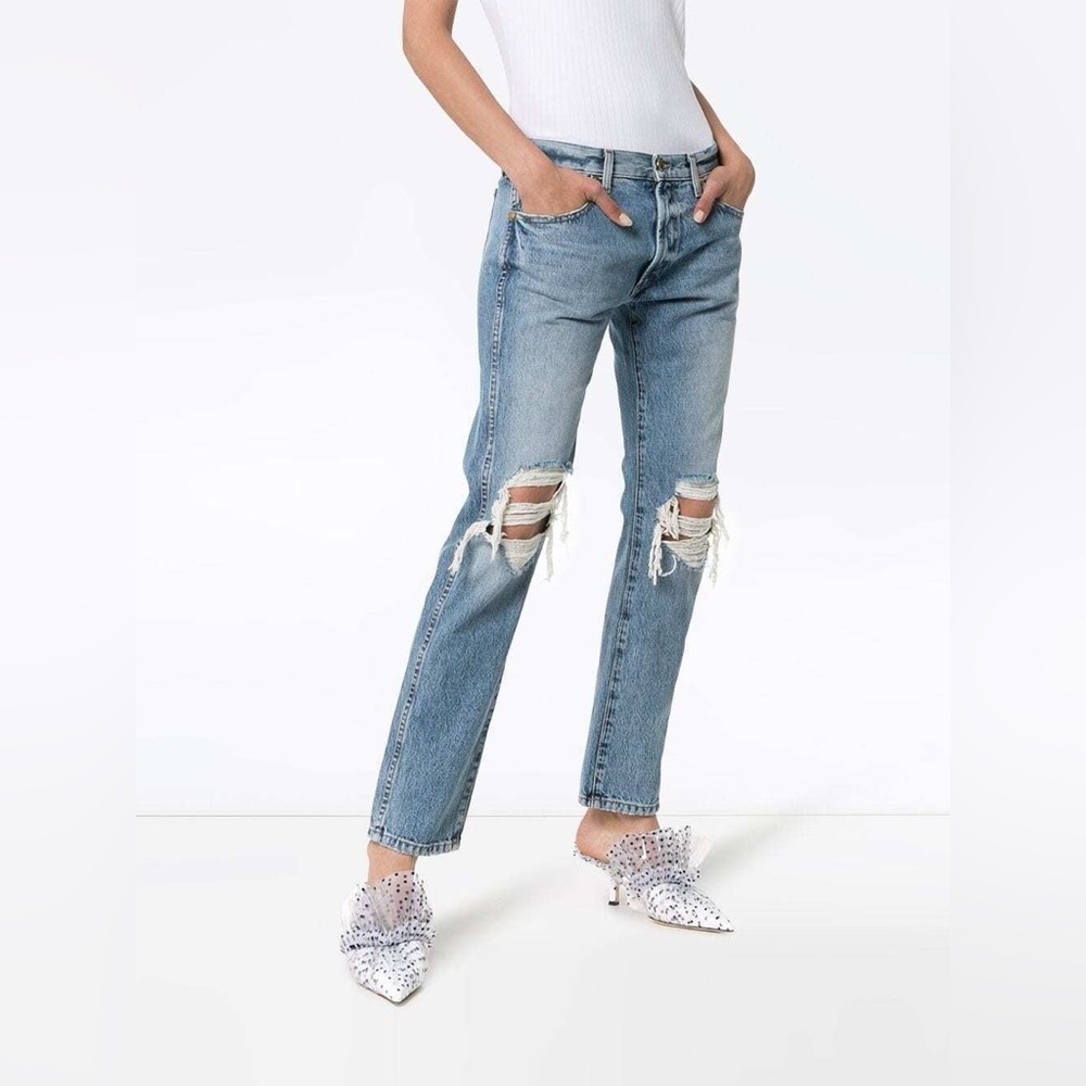 KHAITE Kyle Jeans Tucson Blue Sz 30 NEW - Picture 12 of 13